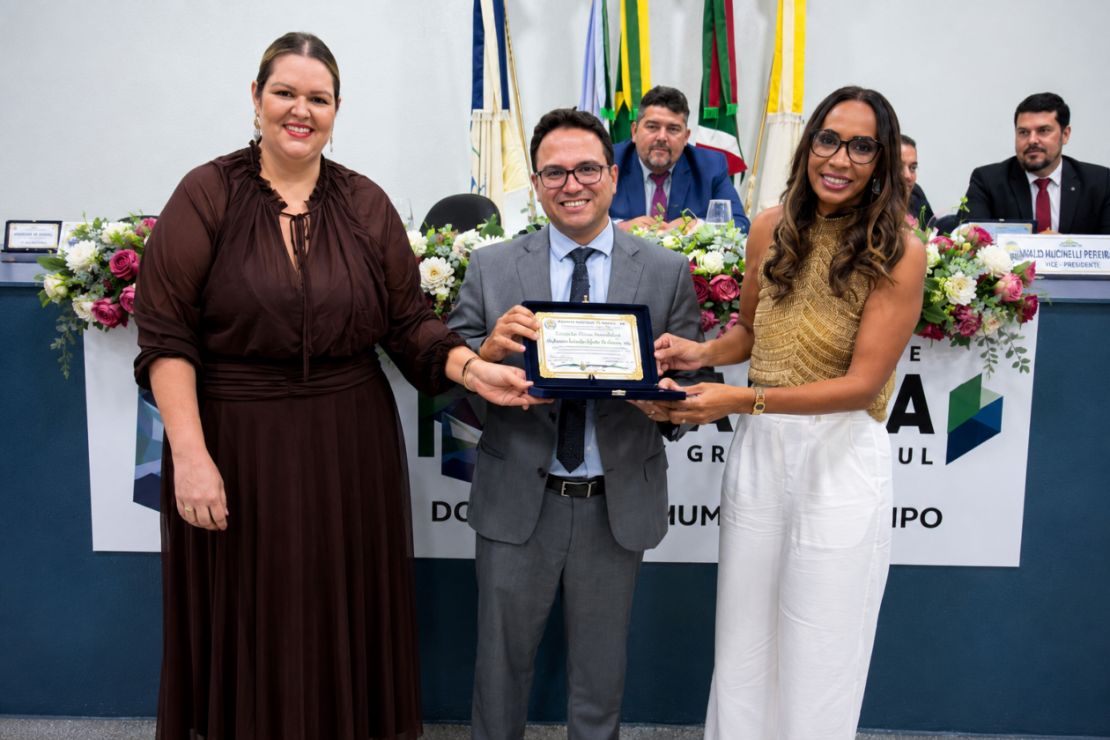Em Miranda, deputado Pedrossian Neto é homenageado com título de Cidadão Benemérito