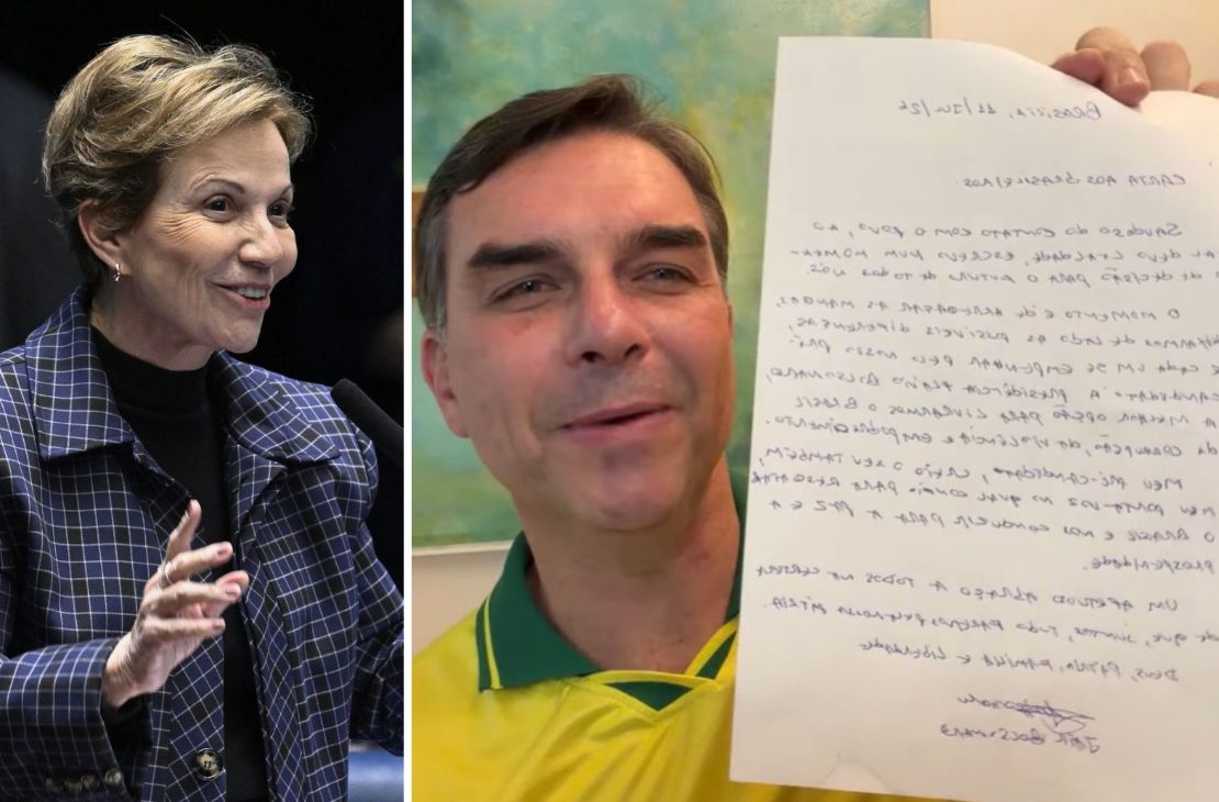 Tereza Cristina volta a ser cotada para vice de Flávio Bolsonaro nas eleições de 2026