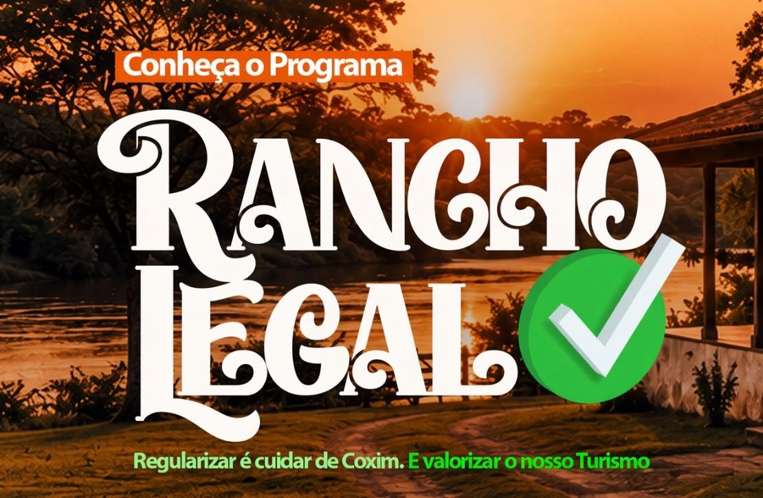 Rancho Legal: Coxim inicia cadastramento de ranchos e pousadas para fortalecer turismo, segurança e economia local