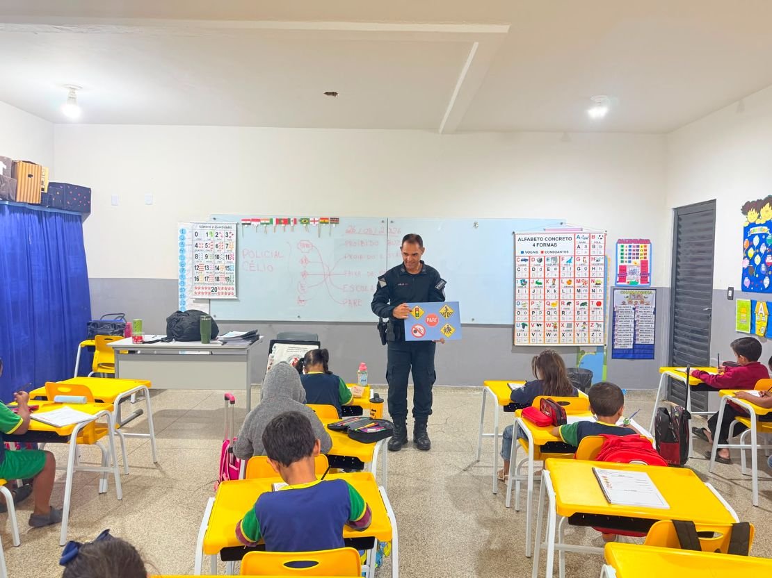 Proerd Kids inicia atividades de educação para o trânsito em escolas de Sonora