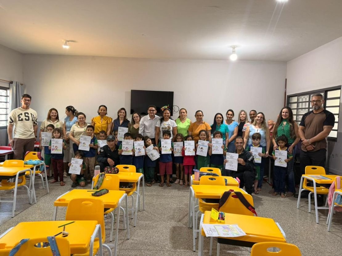 Sonora inicia PROERD Kids no CMEI Zanin com ações de prevenção e cidadania