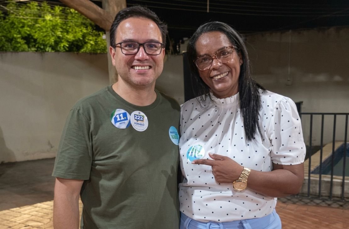 Simone Gomes declara apoio à reeleição de Pedrossian Neto durante reunião em Coxim
