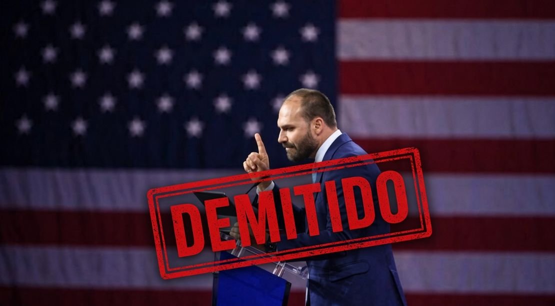 Demitido da PF, Eduardo Bolsonaro teve tempo para atacar o Brasil, mas não para trabalhar pelo país