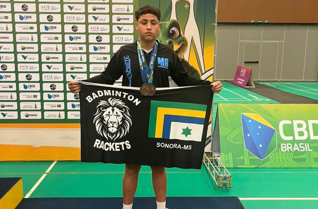 Sonora no pódio nacional: aluno da Escola Gazzolo conquista duas medalhas no JEBs em Brasília