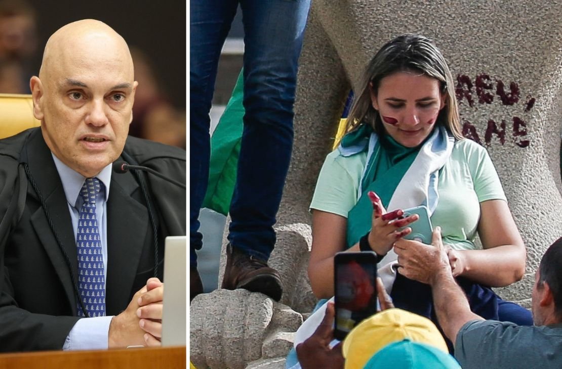 Moraes concede regime semiaberto a ‘Débora do Batom’ após trabalho e aprovação no Enem