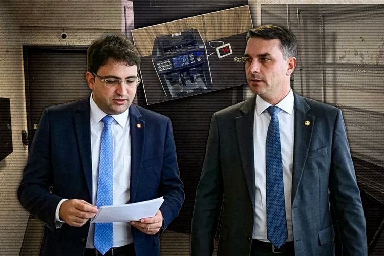 Mais duas denúncias contra Flávio: dinheiro escondido em hangar e orgia com lobistas na pandemia